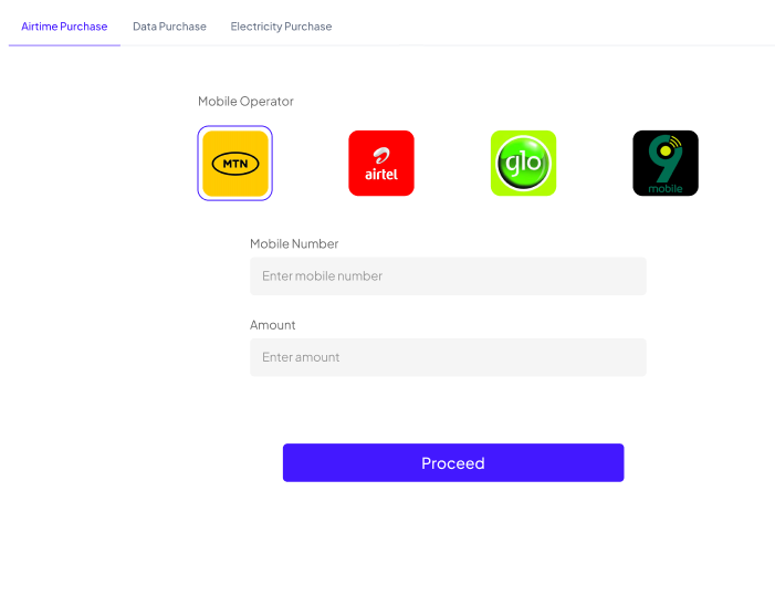 Bill payment illustration
